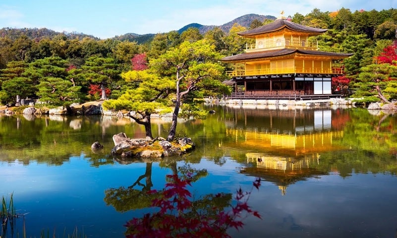 Đền Vàng Golden Pavilon – Kinkakuji-min